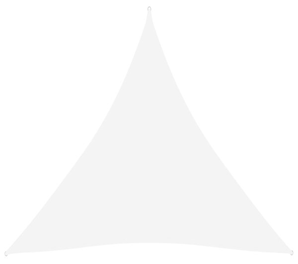 Stínící plachta oxfordská látka trojúhelníková 3 x 3 x 3 m bílá