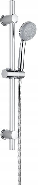 Deante Neo Symetrio, sprchový sloup 65cm s držákem ruční sprchy a 1-funkční ruční hlavicí, chromová, NET_051K