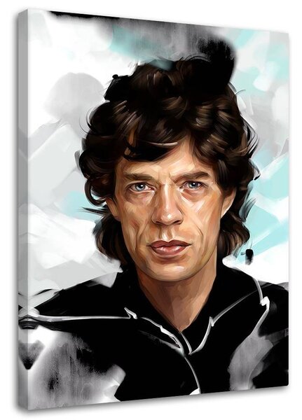 Obraz na plátně Mick Jagger - Dmitry Belov Rozměry: 40 x 60 cm