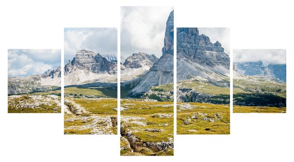 Obraz - Italské Dolomity (125x70 cm)