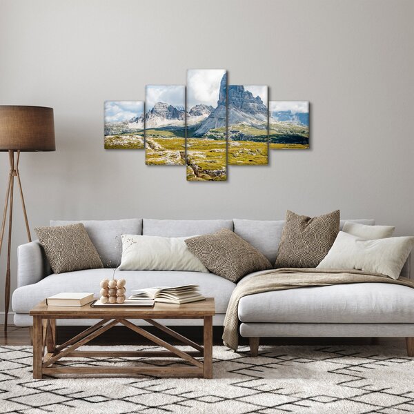 Obraz - Italské Dolomity (125x70 cm)
