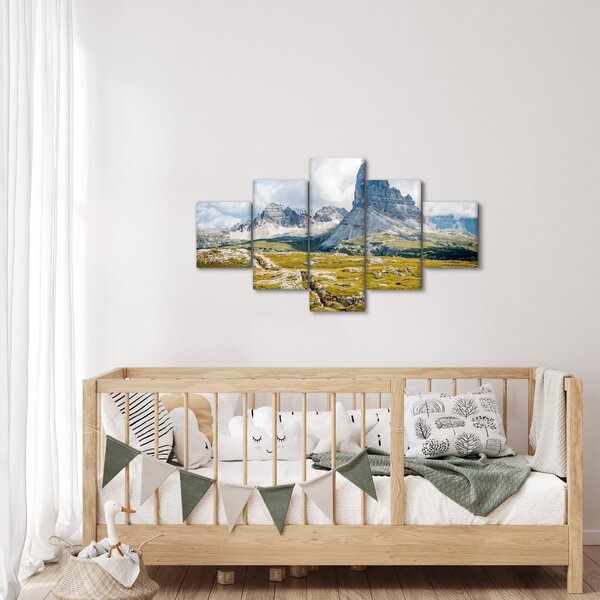 Obraz - Italské Dolomity (125x70 cm)