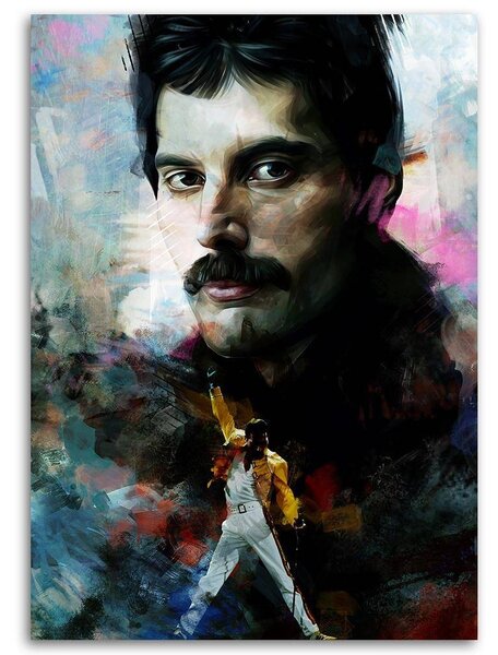 Obraz na plátně Freddie Mercury Bohemian Rhapsody - Dmitry Belov Rozměry: 40 x 60 cm