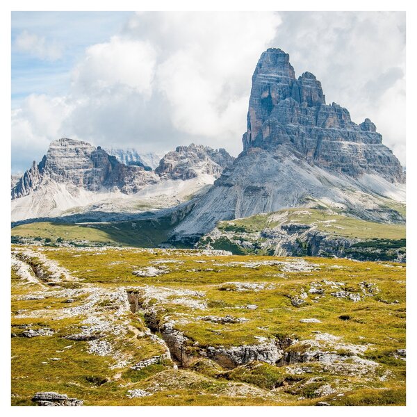 Obraz - Italské Dolomity (30x30 cm)