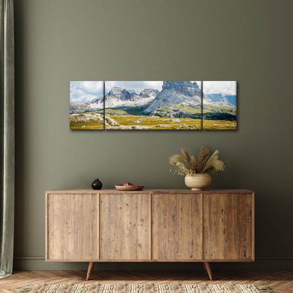 Obraz - Italské Dolomity (170x50 cm)
