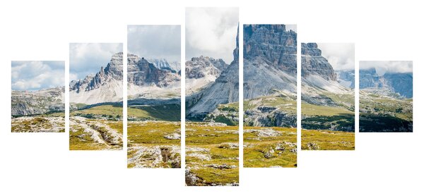 Obraz - Italské Dolomity (210x100 cm)