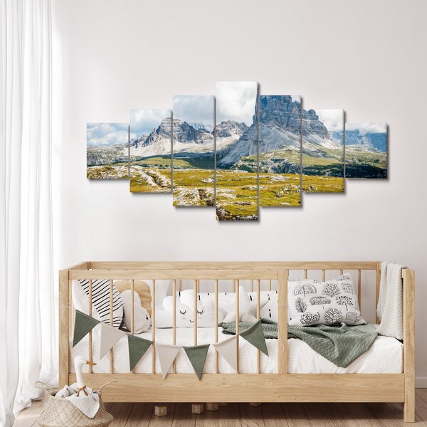 Obraz - Italské Dolomity (210x100 cm)