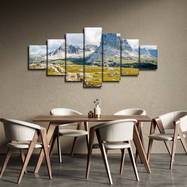 Obraz - Italské Dolomity (210x100 cm)