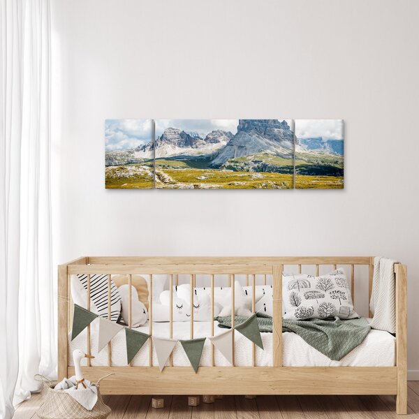 Obraz - Italské Dolomity (170x50 cm)