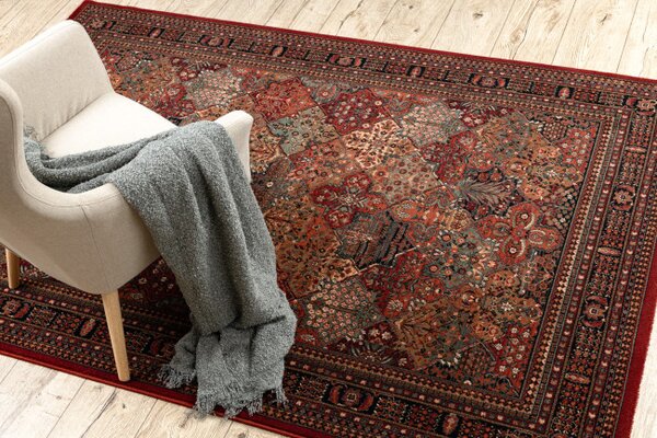 Koberec KASHQAI 4309 300 orientální / rám, bordó