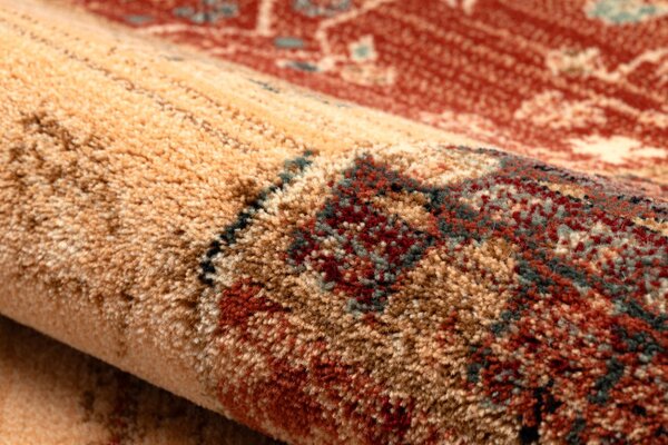 Koberec KASHQAI 4327 101 Patchwork terakota