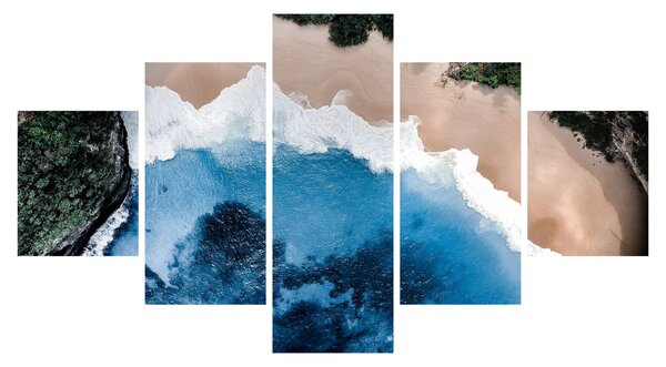 Obraz pláže Nusa Penida, Indonésie (125x70 cm)