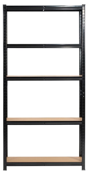 Kovový regál 90x30x180 cm černý