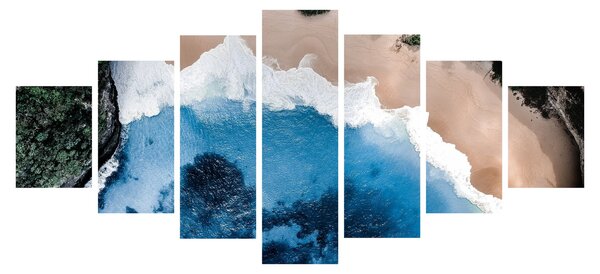 Obraz pláže Nusa Penida, Indonésie (210x100 cm)