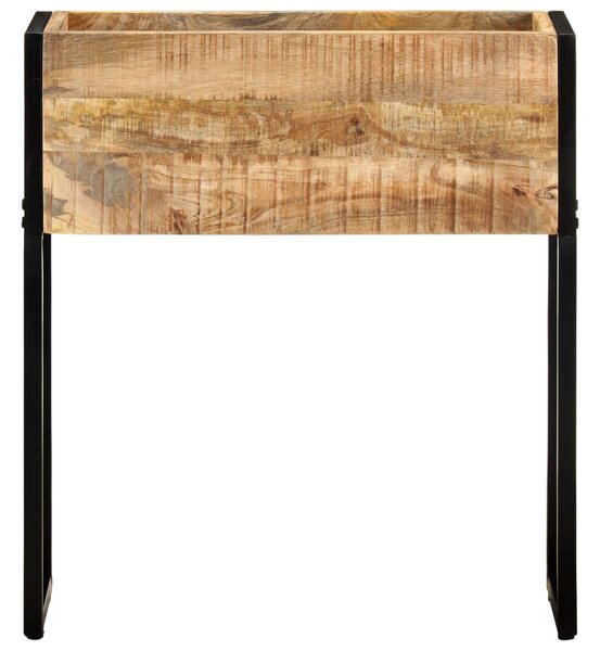 Truhlík 60 x 20 x 68 cm hrubé mangovníkové dřevo