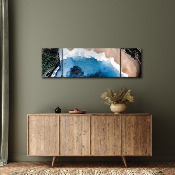 Obraz pláže Nusa Penida, Indonésie (170x50 cm)