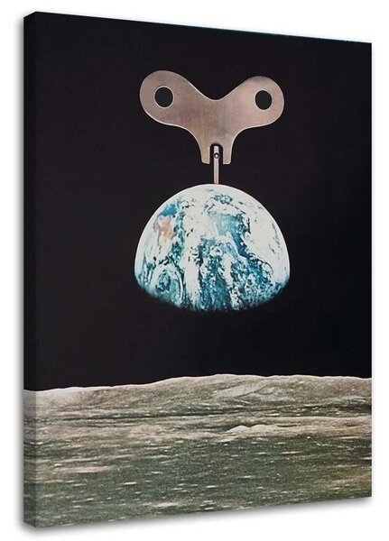 Obraz na plátně Planeta Země jako hrací skříňka - Lili Chartrand Rozměry: 40 x 60 cm