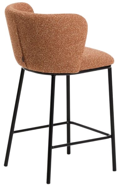 Kave Home Terakotová barová židle Ciselia 65 cm