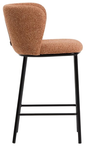 Kave Home Terakotová barová židle Ciselia 65 cm