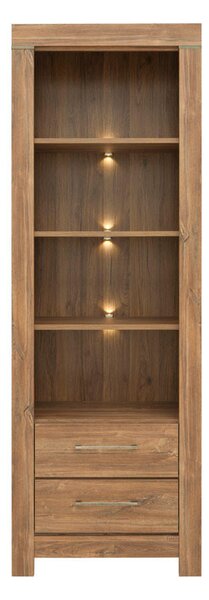 STOJACÍ REGÁL, barvy dubu, 68/200,5/42 cm Welnova - Knihovny