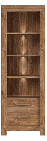 STOJACÍ REGÁL, barvy dubu, 68/200,5/42 cm Welnova - Knihovny
