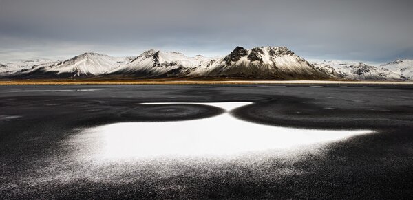 Umělecká fotografie Iceland First Snow, Liloni Luca, (40 x 20 cm)