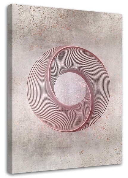 Obraz na plátně Růžový kruh - Andrea Haase Rozměry: 40 x 60 cm