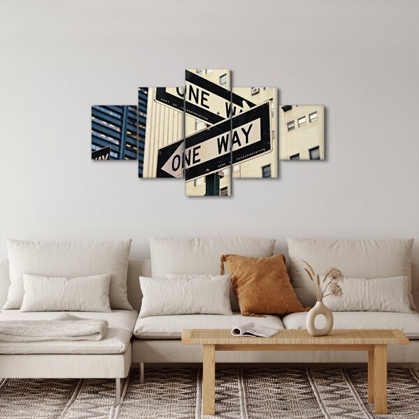 Obraz - New York ONE WAY (125x70 cm)
