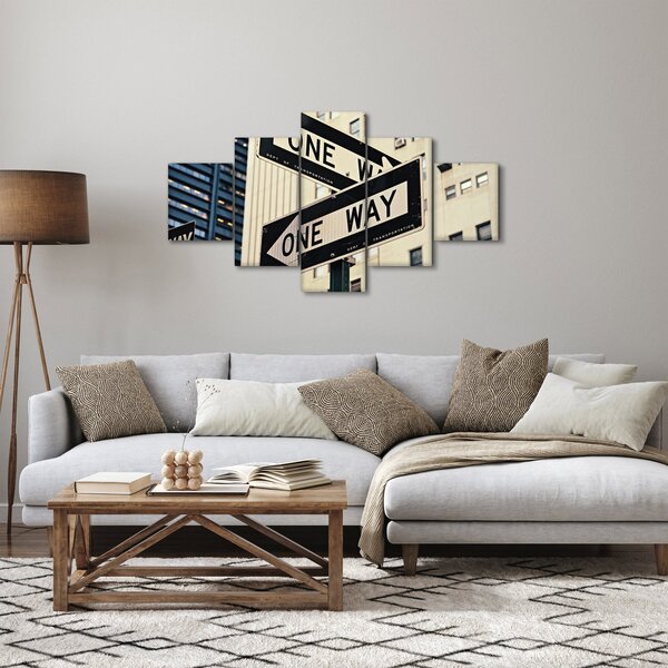 Obraz - New York ONE WAY (125x70 cm)