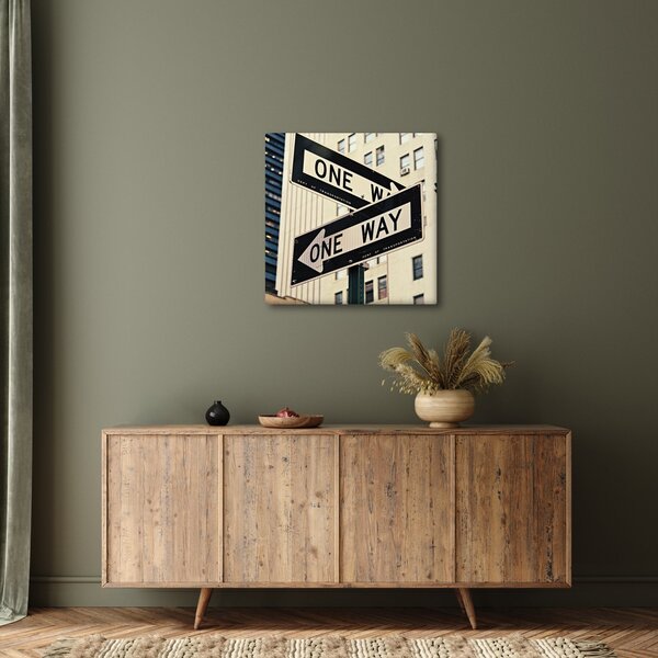 Obraz - New York ONE WAY (30x30 cm)