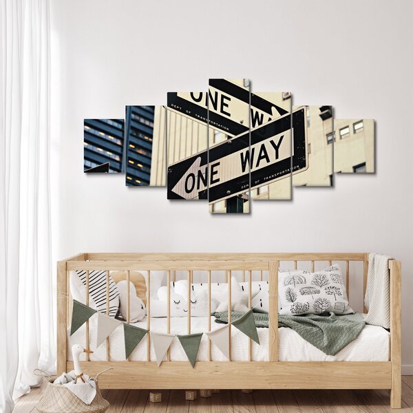 Obraz - New York ONE WAY (210x100 cm)