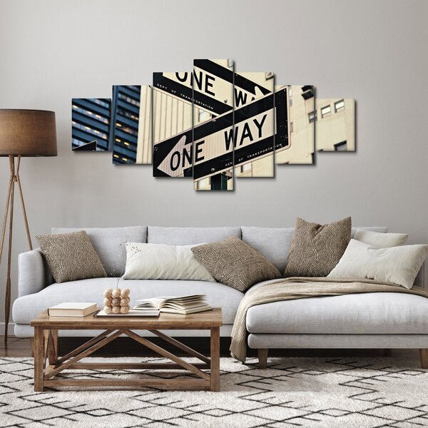 Obraz - New York ONE WAY (210x100 cm)