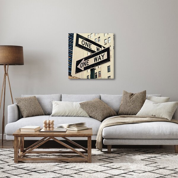 Obraz - New York ONE WAY (30x30 cm)