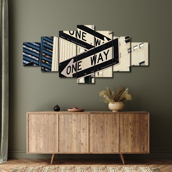 Obraz - New York ONE WAY (210x100 cm)