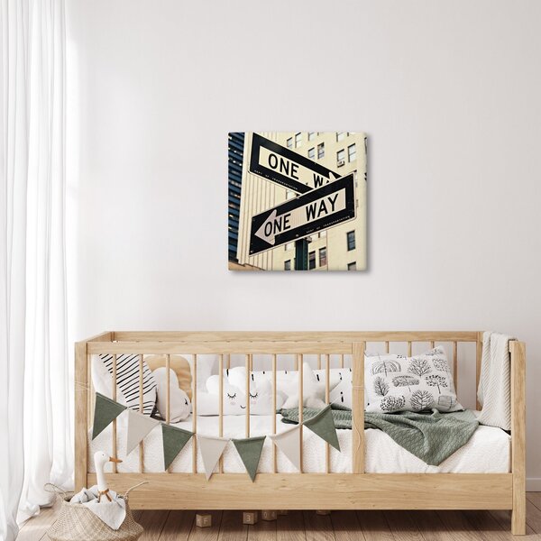 Obraz - New York ONE WAY (30x30 cm)