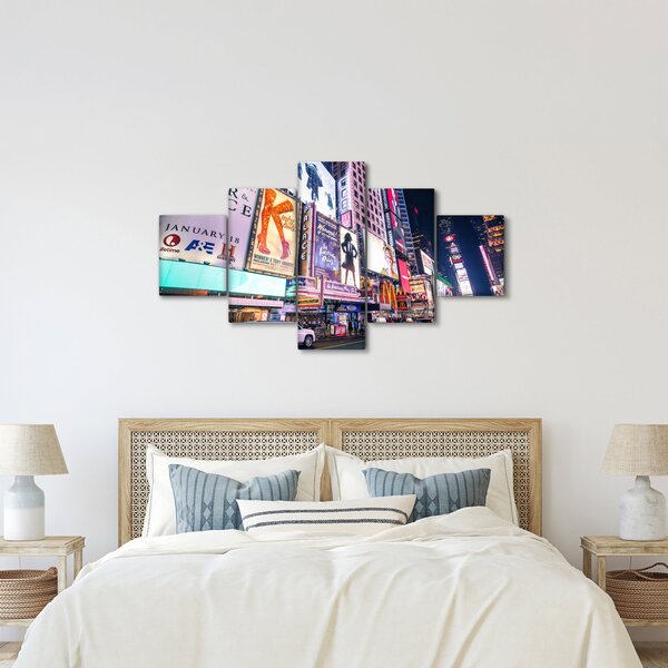 Obraz - New York Theater District (125x70 cm)