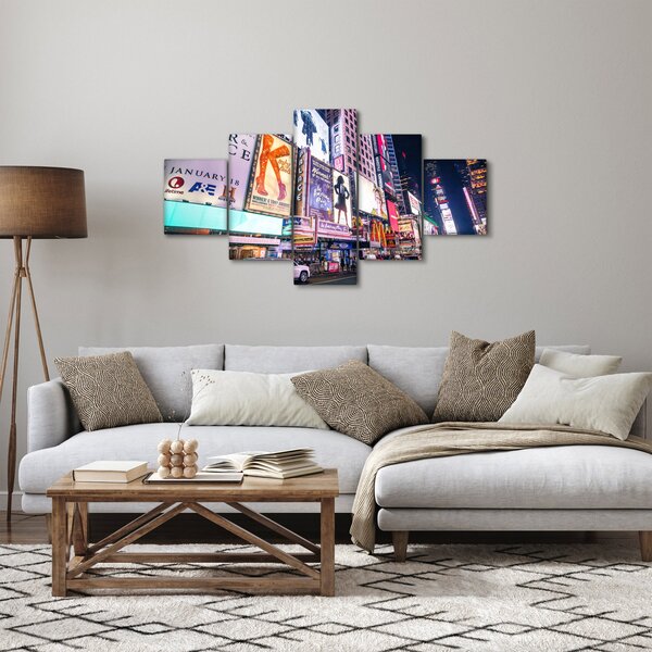 Obraz - New York Theater District (125x70 cm)