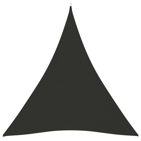 Stínící plachta oxfordská látka trojúhelník 5x6x6 m antracitová
