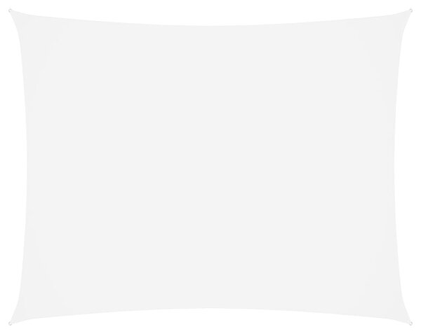 Stínící plachta oxfordská látka obdélníková 2 x 4 m bílá