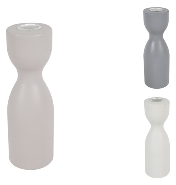 Dřevěný svícen TORNE 18 cm - více barev