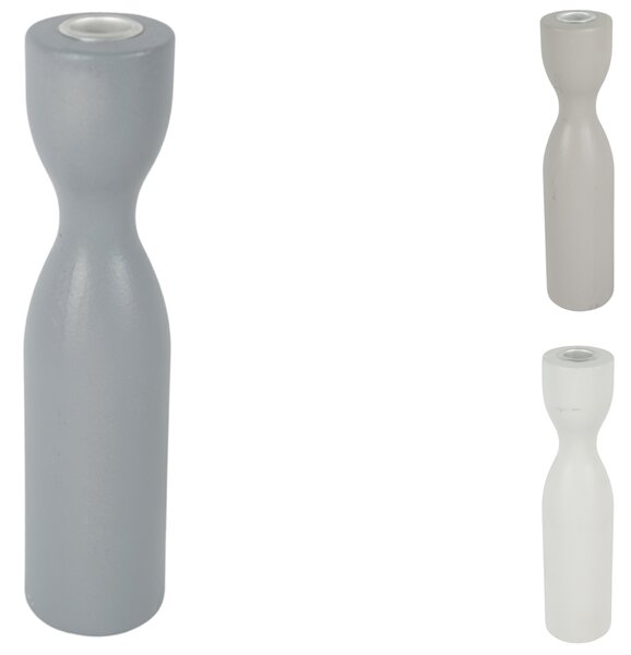 Dřevěný svícen TORNE 25 cm - více barev