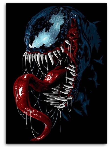 Obraz na plátně Komiksová postava Venom od Marvelu - Alberto Perez Rozměry: 40 x 60 cm