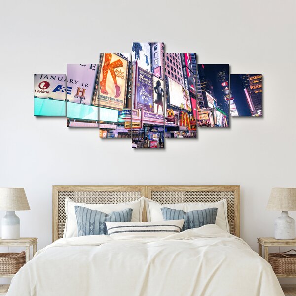 Obraz - New York Theater District (210x100 cm)