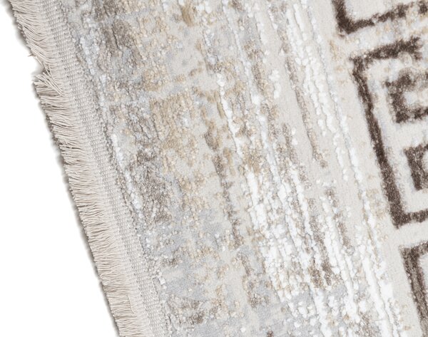 Makro Abra Kusový koberec SAHARA K928D Klasický krémový béžový Rozměr: 80x150 cm