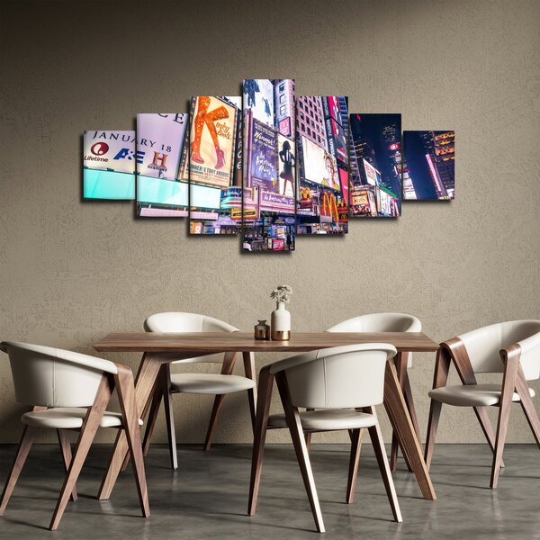 Obraz - New York Theater District (210x100 cm)