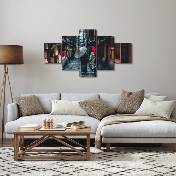 Obraz - Procházka Tokiem (125x70 cm)