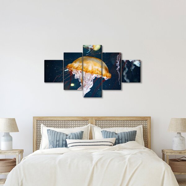 Obraz medůzy (125x70 cm)