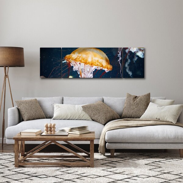 Obraz medůzy (170x50 cm)