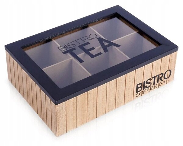 Dřevěná dóza na čaj Excellent Houseware