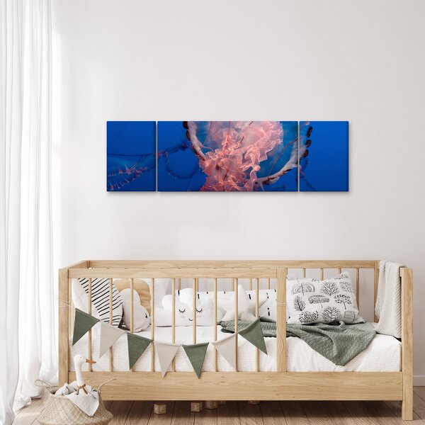 Obraz medůzy (170x50 cm)